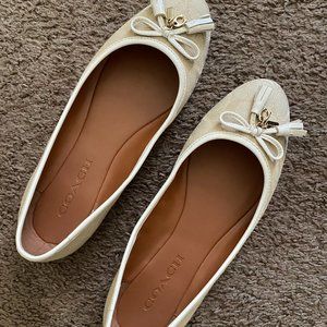 Coach Tassel Ballet Flats
